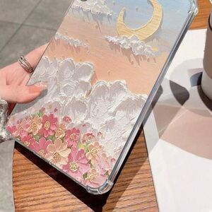 Floral Moon iPad Case